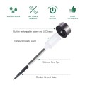 Αυτόνομο Ηλιακό Φωτιστικό LED SMD 1W 90lm με Ενσωματωμένη Μπαταρία 600mAh - Φωτοβολταϊκό Πάνελ με Αισθητήρα Ημέρας-Νύχτας Αδιάβροχο IP65 Φανάρι Κήπου Στρογγυλό Πολύχρωμο RGB