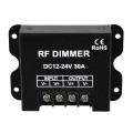 GLOBOSTAR® DIMMERME  Σετ Dimmer με RF Ασύρματο Χειριστήριο με 1 x 30A 720W Κανάλι DC 12-24V 30A 720W Max IP20 - RF2.4Ghz - Μ8.7 x Π6.2 x Υ2cm