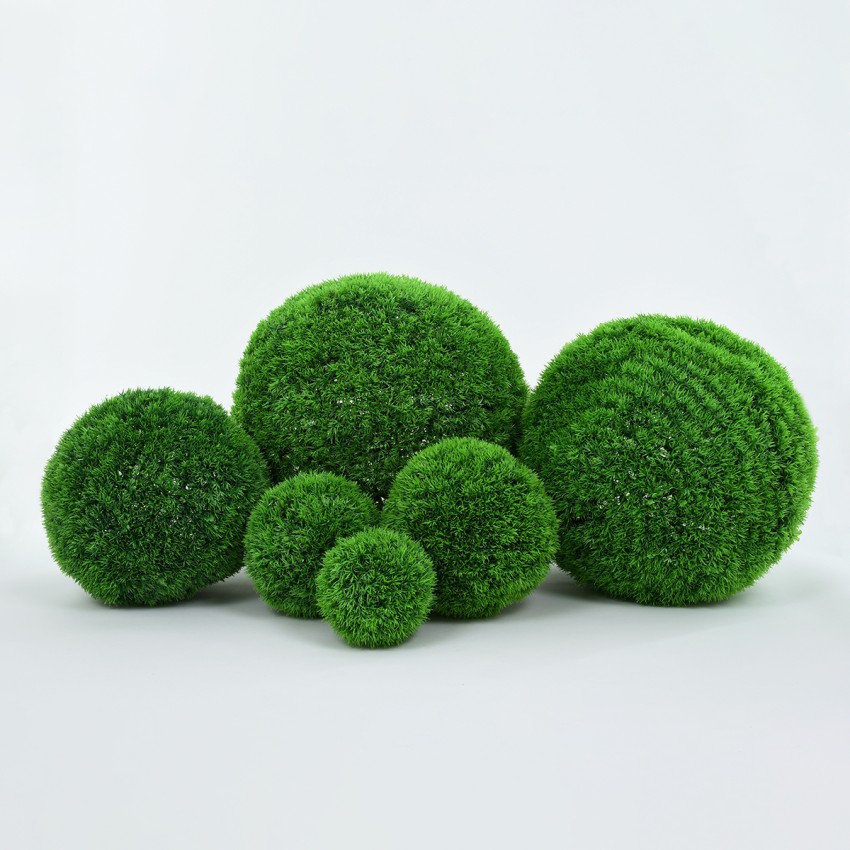 Συνθετικό Τεχνητό Διακοσμητικό Φυτό Θάμνος Γρασίδι Πράσινο Φ38cm