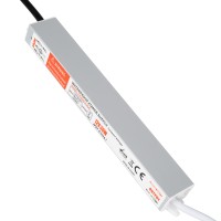 GLOBOSTAR® LUMIWATER  Τροφοδοτικό/Μετασχηματιστής SELV 36W 3A DC 12V Αδιάβροχο IP67 - AC 220-240V σε DC 12V - Μ22.1 x Π3 x Υ2cm