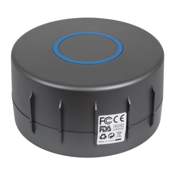 XL Διακοσμητικό Φωτιστικό Ειδικών Εφέ LASER NIGHT SKY AURORA GALAXY 3D LED 10W AC 230V - Πρίζα Schuko και Ασύρματο Χειριστήριο RF 2.4Ghz Πολύχρωμo RGB Dimmable