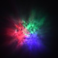 XL Διακοσμητικό Φωτιστικό Ειδικών Εφέ LASER NIGHT SKY AURORA GALAXY 3D LED 10W AC 230V - Πρίζα Schuko και Ασύρματο Χειριστήριο RF 2.4Ghz Πολύχρωμo RGB Dimmable