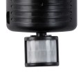 Μαύρο Αυτόνομο Ηλιακό Φωτιστικό LED SMD 10W 150lm με Ενσωματωμένη Μπαταρία 1200mAh - Φωτοβολταϊκό Πάνελ με Αισθητήρα Ημέρας-Νύχτας και PIR Αισθητήρα Κίνησης Αδιάβροχο IP54 Ψυχρό Λευκό 6000K