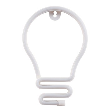 Φωτιστικό Ταμπέλα Φωτεινή Επιγραφή NEON LED Σήμανσης LAMP 5W με Καλώδιο Τροφοδοσίας USB - Μπαταρίας 3xAAA (Δεν Περιλαμβάνονται) - Ψυχρό Λευκό 6000K