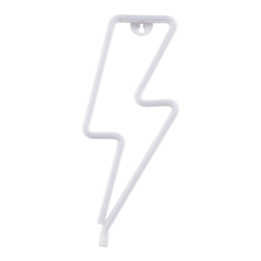 Φωτιστικό Ταμπέλα Φωτεινή Επιγραφή NEON LED Σήμανσης LIGHT STRIKE 5W με Καλώδιο Τροφοδοσίας USB - Μπαταρίας 3xAAA (Δεν Περιλαμβάνονται) - Θερμό Λευκό 2700K