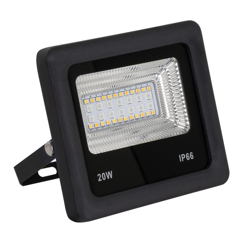 Προβολέας Εξωτερικός LED SMD 5050 & 2835 20W 2000lm 180° AC 230V με Ασύρματο Wireless Bluetooth Αδιάβροχος IP66 Πολύχρωμος RGB+CCT Θερμό Λευκό 3000K - Λευκό Ημέρας 4500K - Ψυχρό Λευκό 6000K