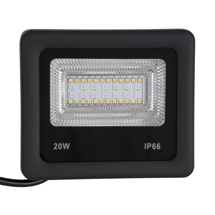 Προβολέας Εξωτερικός LED SMD 5050 & 2835 20W 2000lm 180° AC 230V με Ασύρματο Wireless Bluetooth Αδιάβροχος IP66 Πολύχρωμος RGB+CCT Θερμό Λευκό 3000K - Λευκό Ημέρας 4500K - Ψυχρό Λευκό 6000K