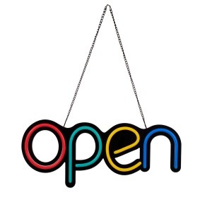 Φωτιστικό Ταμπέλα Φωτεινή Επιγραφή NEON LED Σήμανσης Animated OPEN 30W AC 230V με Διακόπτη On/Off και Ασύρματο Χειριστήριο IR Κόκκινο - Πράσινο - Κίτρινο - Γαλάζιο Φωτιστικό Ταμπέλα Φωτεινή Επιγραφή NEON LED Σήμανσης Animated OPEN 30W AC 230V με Διακόπτη On/Off και Ασύρματο Χειριστήριο IR Κόκκινο - Πράσινο - Κίτρινο - Γαλάζιο