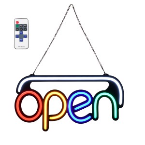 Φωτιστικό Ταμπέλα Φωτεινή Επιγραφή NEON LED Σήμανσης Animated OPEN 30W AC 230V με Διακόπτη On/Off και Ασύρματο Χειριστήριο IR Λευκό - Κόκκινο - Πράσινο - Κίτρινο - Γαλάζιο Φωτιστικό Ταμπέλα Φωτεινή Επιγραφή NEON LED Σήμανσης Animated OPEN 30W AC 230V με Διακόπτη On/Off και Ασύρματο Χειριστήριο IR Λευκό - Κόκκινο - Πράσινο - Κίτρινο - Γαλάζιο