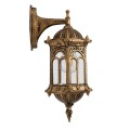 GLOBOSTAR® DARCY  Vintage Φωτιστικό Τοίχου - Απλίκα με Ντουί 1 x E27 AC 220-240V IP20 - Μπρούτζινο Εφέ Σκουριάς - Μ15.5 x Π15.5 x Υ34.5cm