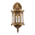 GLOBOSTAR® DARCY  Vintage Φωτιστικό Τοίχου - Απλίκα με Ντουί 1 x E27 AC 220-240V IP20 - Μπρούτζινο Εφέ Σκουριάς - Μ15.5 x Π15.5 x Υ34.5cm