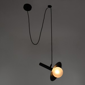 CELEST Μοντέρνο Κρεμαστό Φωτιστικό Ανάρτηση Μονόφωτο 1 x G9 Μαύρο Μέταλλο με Λευκό Γυαλί - Μ20 x Π20 x Υ26.5cm CELEST Μοντέρνο Κρεμαστό Φωτιστικό Ανάρτηση Μονόφωτο 1 x G9 Μαύρο Μέταλλο με Λευκό Γυαλί - Μ20 x Π20 x Υ26.5cm