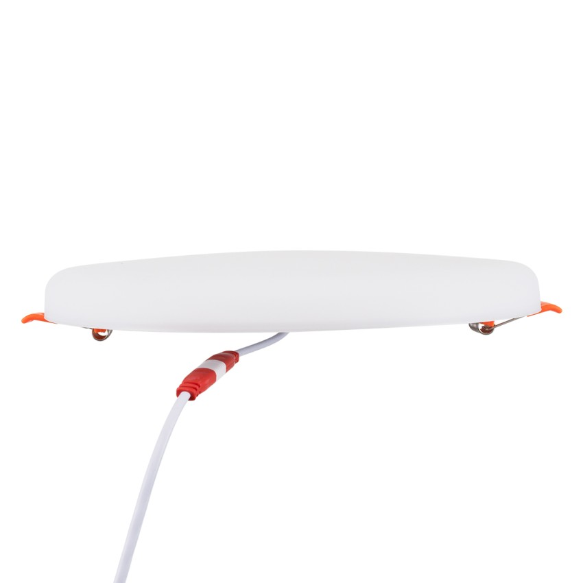 GLOBOSTAR® PANELEON  Χωνευτό Panel Οροφής με Σύστημα Ρυθμιζόμενης Τρύπας Κοπής LED 33W 3492lm 180° AC 220-240V IP20 Φυσικό Λευκό 4500K - Lumileds SMD Chip & TÜV SÜD Driver - Λευκό Γαλακτερό - Μ22.2 x Π22.2 x Υ2cm / Q3.5cm έως Q20.5cm