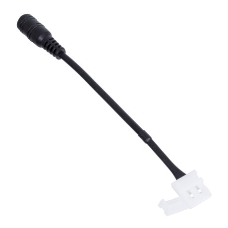 Ταχυσύνδεσμος Τροφοδοσίας IP20 - Strip To Power Connector 5.5*2.1 για Ένωση 1 x Μονόχρωμη Ταινία LED Πλάτους 10mm