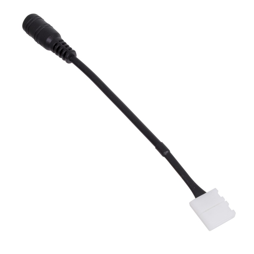 Ταχυσύνδεσμος Τροφοδοσίας IP20 - Strip To Power Connector 5.5*2.1 για Ένωση 1 x Μονόχρωμη Ταινία LED Πλάτους 10mm