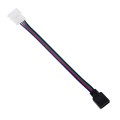Ταχυσύνδεσμος Τροφοδοσίας IP20 - Strip To Power Connector 4 PIN για Ένωση 1 x RGB Ταινία LED Πλάτους 10mm