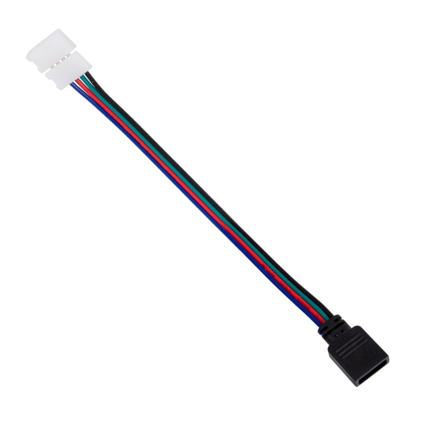 Ταχυσύνδεσμος Τροφοδοσίας IP20 - Strip To Power Connector 4 PIN για Ένωση 1 x RGB Ταινία LED Πλάτους 10mm