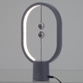 Επιτραπέζιο Φωτιστικό Πορτατίφ LED 15W 1500lm 360° DC 5V IP20 Θερμό Λευκό 2700K Γκρι & Λευκό Πλαστικό - Μ14 x Π5.5 x Υ24.8cm