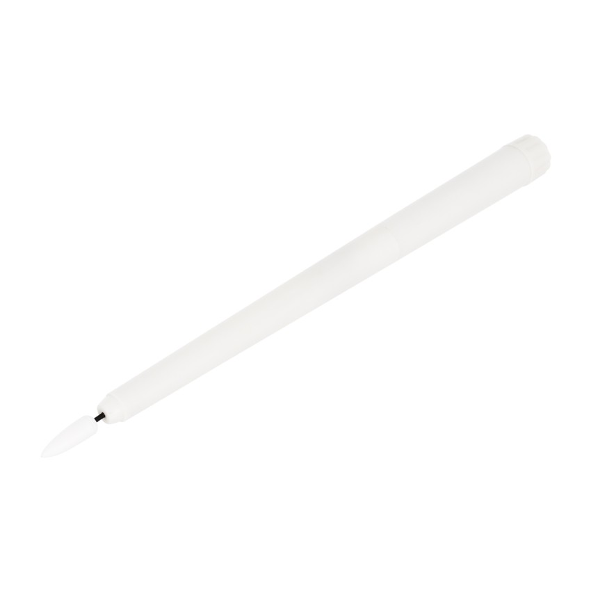 GLOBOSTAR® CANDLESTICKS  Διακοσμητικό Κερi Κηροπηγίου με Εφέ Κινούμενης Φλόγας & IR Ασύρματο Χειριστήριο LED 0.5W 25lm 180° DC 3V με 2xAA Μπαταρίες IP20 Θερμό Λευκό 2700K - Λευκό - Μ2 x Π2 x Υ27.5cm - Πακέτο 12 Τεμαχίων