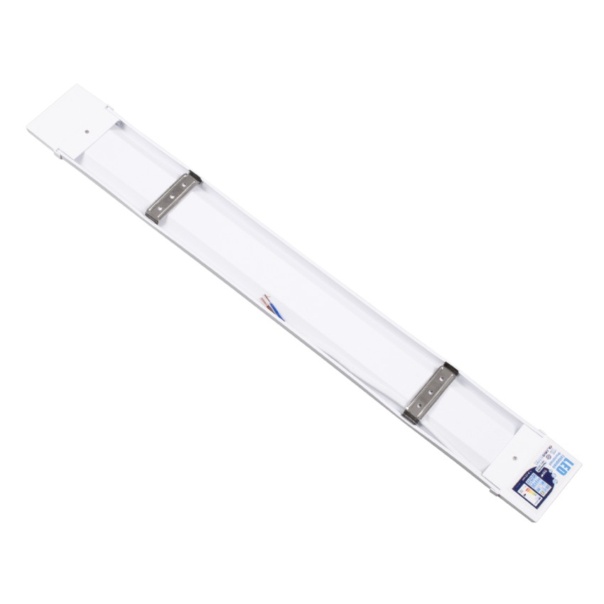 LED Γραμμικό Βιομηχανικό Φωτιστικό Tri-Proof 60cm 20W 1886lm 120° AC 220-240V Αδιάβροχο IP65 Μ60 x Π7.5 x Υ2.5cm Ψυχρό Λευκό 6000K