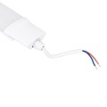 GLOBOSTAR® BIOMI  Γραμμικό Βιομηχανικό Φωτιστικό Tri-Proof LED 55W 6224lm 120° AC 220-240V Αδιάβροχο IP65 Ψυχρό Λευκό 6000K - Lumileds SMD Chip - Μ150 x Π6 x Υ4cm