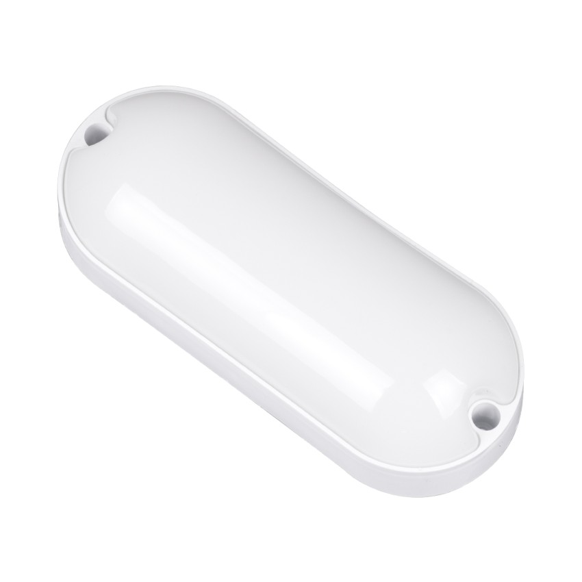 GLOBOSTAR® HOMIE  Φωτιστικό Καραβοχελώνα Τοίχου - Απλίκα LED 11W 918lm 180° AC 220-240V Αδιάβροχο IP65 Θερμό Λευκό 2700K - Lumileds SMD Chip - Λευκό Γαλακτερό - Μ17 x Π7 x Υ4.5cm