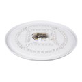 GLOBOSTAR® AVA  Μοντέρνο Φωτιστικό Οροφής LED 76W 7600lm 120° AC 220-240V IP20 Ρυθμιζόμενο Λευκό CCT με Χειριστήριο από 2700K έως 6000K Dimmable - Lumileds SMD Chip - Λευκό Ματ - Μ48 x Π48 x Υ6.5cm
