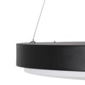 CASPER  Κρεμαστή Πλαφονιέρα Οροφής LED CCT 76W 8372lm 120° AC 220-240V - Εναλλαγή Φωτισμού μέσω Τηλεχειριστηρίου All In One Ψυχρό Λευκό 6000k+Φυσικό Λευκό 4500k+Θερμό Λευκό 2700k Dimmable Φ45cm - Μαύρο