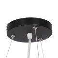 CASPER  Κρεμαστή Πλαφονιέρα Οροφής LED CCT 76W 8372lm 120° AC 220-240V - Εναλλαγή Φωτισμού μέσω Τηλεχειριστηρίου All In One Ψυχρό Λευκό 6000k+Φυσικό Λευκό 4500k+Θερμό Λευκό 2700k Dimmable Φ45cm - Μαύρο