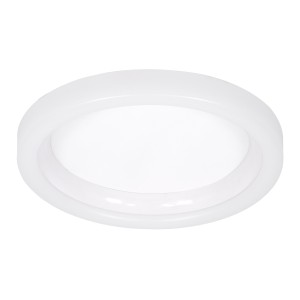 ARIANA  Πλαφονιέρα Οροφής Κύκλος LED CCT 55W 6376lm 120° AC 220-240V - Εναλλαγή Φωτισμού μέσω Τηλεχειριστηρίου All In One Ψυχρό Λευκό 6000k+Φυσικό Λευκό 4500k+Θερμό Λευκό 2700k Dimmable Φ48cm - Λευκό