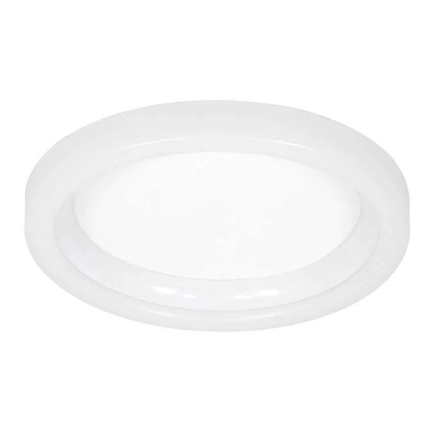 ARIANA  Πλαφονιέρα Οροφής Κύκλος LED CCT 55W 6376lm 120° AC 220-240V - Εναλλαγή Φωτισμού μέσω Τηλεχειριστηρίου All In One Ψυχρό Λευκό 6000k+Φυσικό Λευκό 4500k+Θερμό Λευκό 2700k Dimmable Φ48cm - Λευκό