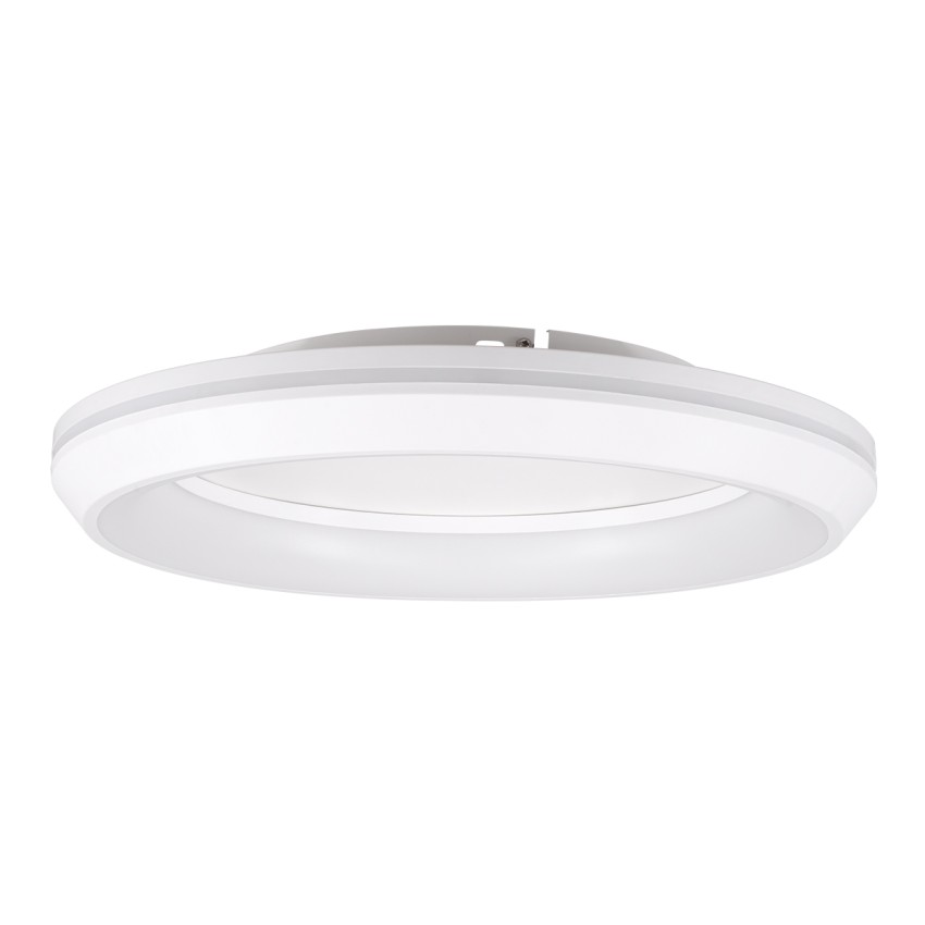 MELINA  Πλαφονιέρα Οροφής Κύκλος LED CCT 55W 6376lm 120° AC 220-240V - Εναλλαγή Φωτισμού μέσω Τηλεχειριστηρίου All In One Ψυχρό Λευκό 6000k+Φυσικό Λευκό 4500k+Θερμό Λευκό 2700k Dimmable Φ48cm - Λευκό