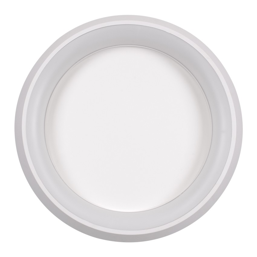 MELINA  Πλαφονιέρα Οροφής Κύκλος LED CCT 55W 6376lm 120° AC 220-240V - Εναλλαγή Φωτισμού μέσω Τηλεχειριστηρίου All In One Ψυχρό Λευκό 6000k+Φυσικό Λευκό 4500k+Θερμό Λευκό 2700k Dimmable Φ48cm - Λευκό