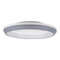 MELINA  Πλαφονιέρα Οροφής Κύκλος LED CCT 55W 6376lm 120° AC 220-240V - Εναλλαγή Φωτισμού μέσω Τηλεχειριστηρίου All In One Ψυχρό Λευκό 6000k+Φυσικό Λευκό 4500k+Θερμό Λευκό 2700k Dimmable Φ48cm - Ανθρακί
