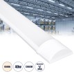 GLOBOSTAR® MEGORA  Γραμμικό Βιομηχανικό Φωτιστικό Tri-Proof LED 40W 3727lm 120° AC 220-240V Αδιάβροχο IP65 Φυσικό Λευκό 4500K - Lumileds SMD Chip - Μ120 x Π7.5 x Υ2.5cm