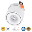 OMEGA-R  Χωνευτό LED Spot Downlight TrimLess Φ10cm 12W 1500lm 36° AC 220-240V IP20 Φ10 x Υ8.2cm - Στρόγγυλο - Λευκό - Θερμό Λευκό 2700K - Bridgelux COB