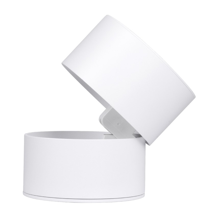 OMEGA-S  Επιφανειακό LED Spot Downlight Φ10cm 12W 1560lm 36° AC 220-240V IP20 Φ10 x Υ10.5cm - Στρόγγυλο - Λευκό - Φυσικό Λευκό 4500K - Bridgelux COB