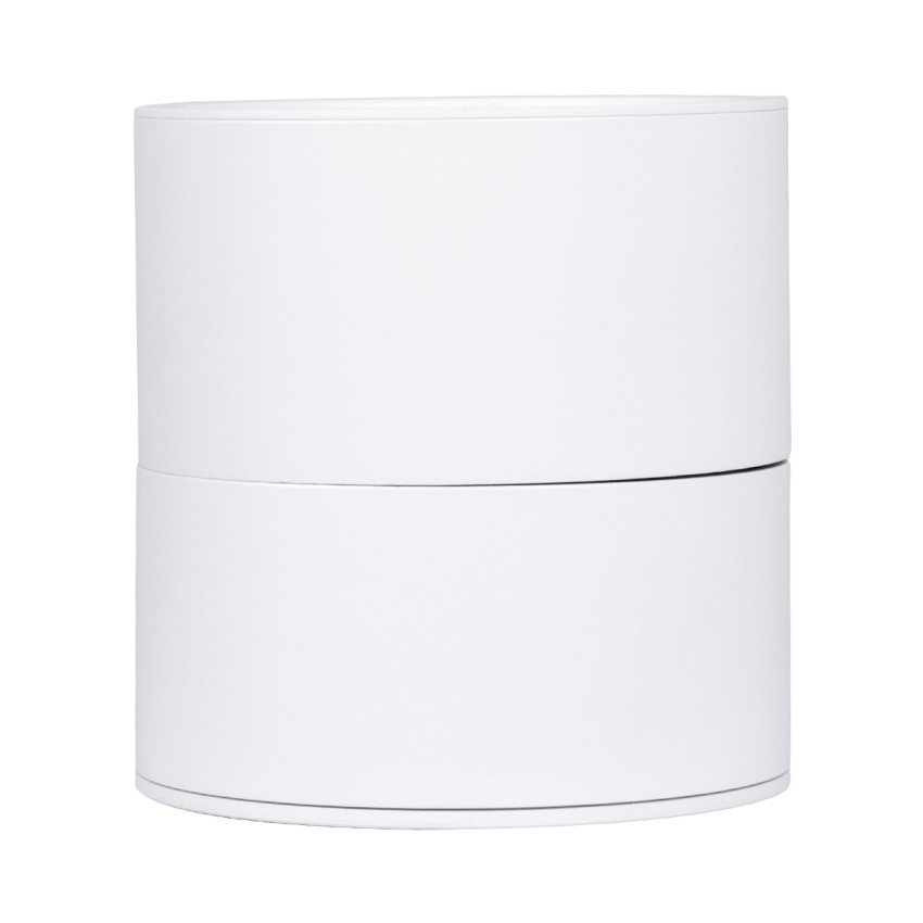 OMEGA-S  Επιφανειακό LED Spot Downlight Φ10cm 12W 1500lm 36° AC 220-240V IP20 Φ10 x Υ10.5cm - Στρόγγυλο - Λευκό - Θερμό Λευκό 2700K - Bridgelux COB