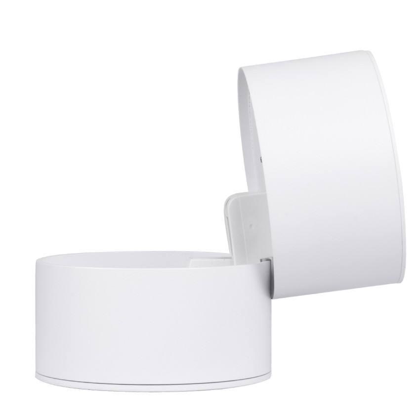 OMEGA-S  Επιφανειακό LED Spot Downlight Φ10cm 12W 1500lm 36° AC 220-240V IP20 Φ10 x Υ10.5cm - Στρόγγυλο - Λευκό - Θερμό Λευκό 2700K - Bridgelux COB