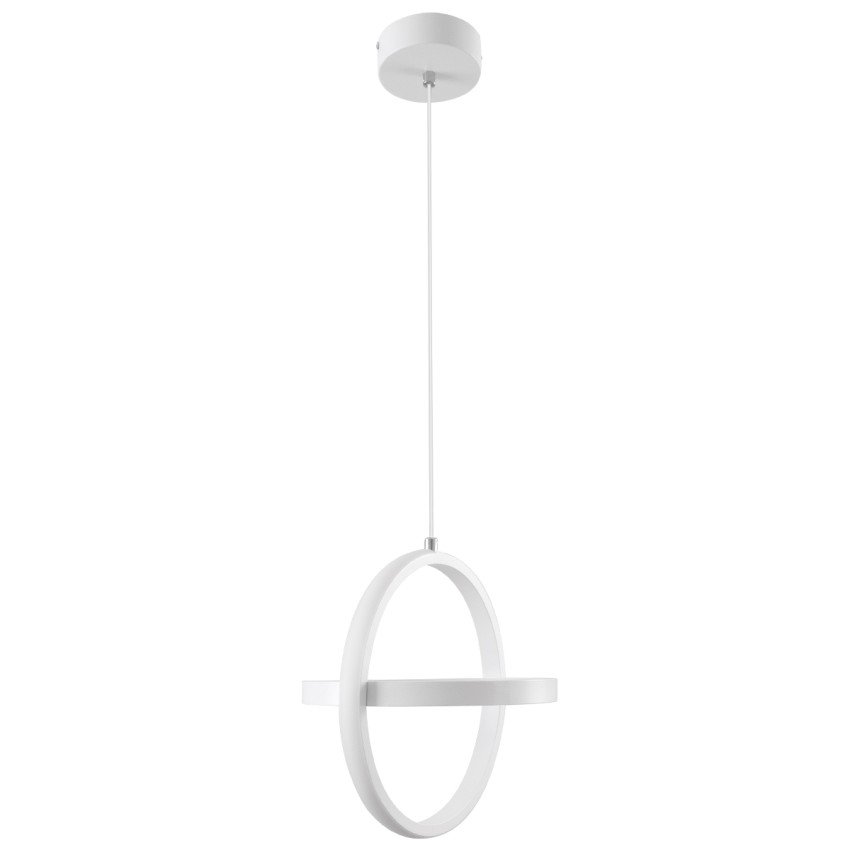 ALICE  Κρεμαστό Φωτιστικό Οροφής Design LED CCT 20W 2400lm 300° AC 220-240V - Εναλλαγή Φωτισμού μέσω Διακόπτη On/Off All In One Ψυχρό 6000k+Φυσικό 4500k+Θερμό 2700k Μ25 x Π22 x Υ25cm - Λευκό