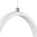 ALICE  Κρεμαστό Φωτιστικό Οροφής Design LED CCT 20W 2400lm 300° AC 220-240V - Εναλλαγή Φωτισμού μέσω Διακόπτη On/Off All In One Ψυχρό 6000k+Φυσικό 4500k+Θερμό 2700k Μ25 x Π22 x Υ25cm - Λευκό