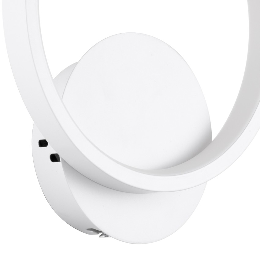 TED  Φωτιστικό Τοίχου - Απλίκα Design LED CCT 9W 1080lm 300° AC 220-240V - Εναλλαγή Φωτισμού μέσω Διακόπτη On/Off All In One Ψυχρό 6000k+Φυσικό 4500k+Θερμό 2700k Μ20 x Π5.5 x Υ23cm - Λευκό