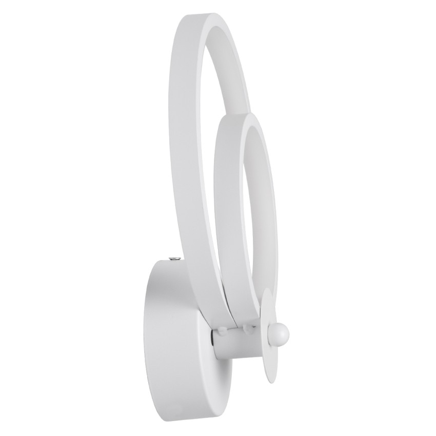 FREDDIE  Φωτιστικό Τοίχου - Απλίκα Design LED CCT 15W 1800lm 300° AC 220-240V - Εναλλαγή Φωτισμού μέσω Διακόπτη On/Off All In One Ψυχρό 6000k+Φυσικό 4500k+Θερμό 2700k Μ20 x Π7.5 x Υ25cm - Λευκό