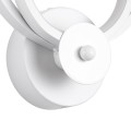 FREDDIE  Φωτιστικό Τοίχου - Απλίκα Design LED CCT 15W 1800lm 300° AC 220-240V - Εναλλαγή Φωτισμού μέσω Διακόπτη On/Off All In One Ψυχρό 6000k+Φυσικό 4500k+Θερμό 2700k Μ20 x Π7.5 x Υ25cm - Λευκό