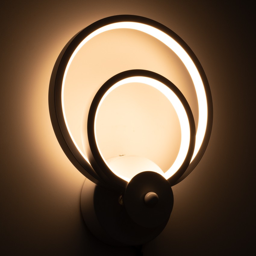 FREDDIE  Φωτιστικό Τοίχου - Απλίκα Design LED CCT 15W 1800lm 300° AC 220-240V - Εναλλαγή Φωτισμού μέσω Διακόπτη On/Off All In One Ψυχρό 6000k+Φυσικό 4500k+Θερμό 2700k Μ20 x Π7.5 x Υ25cm - Λευκό
