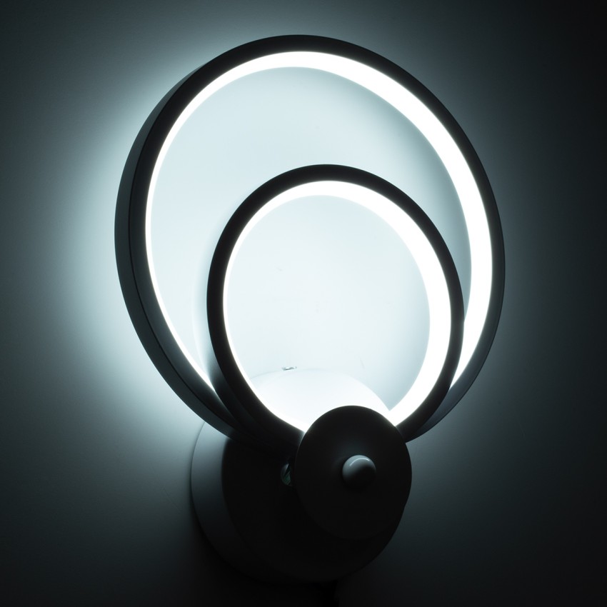 FREDDIE  Φωτιστικό Τοίχου - Απλίκα Design LED CCT 15W 1800lm 300° AC 220-240V - Εναλλαγή Φωτισμού μέσω Διακόπτη On/Off All In One Ψυχρό 6000k+Φυσικό 4500k+Θερμό 2700k Μ20 x Π7.5 x Υ25cm - Λευκό