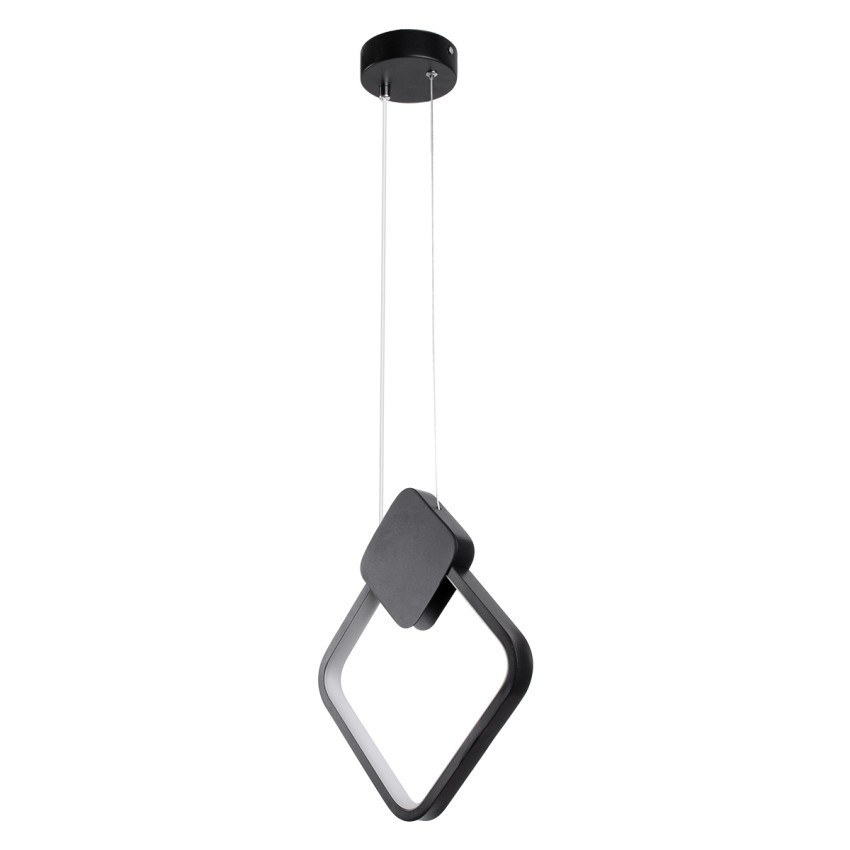 MARY  Κρεμαστό Φωτιστικό Οροφής Design LED CCT 12W 1440lm 300° AC 220-240V - Εναλλαγή Φωτισμού μέσω Διακόπτη On/Off All In One Ψυχρό 6000k+Φυσικό 4500k+Θερμό 2700k Μ20 x Π2.3 x Υ28.5cm - Μαύρο