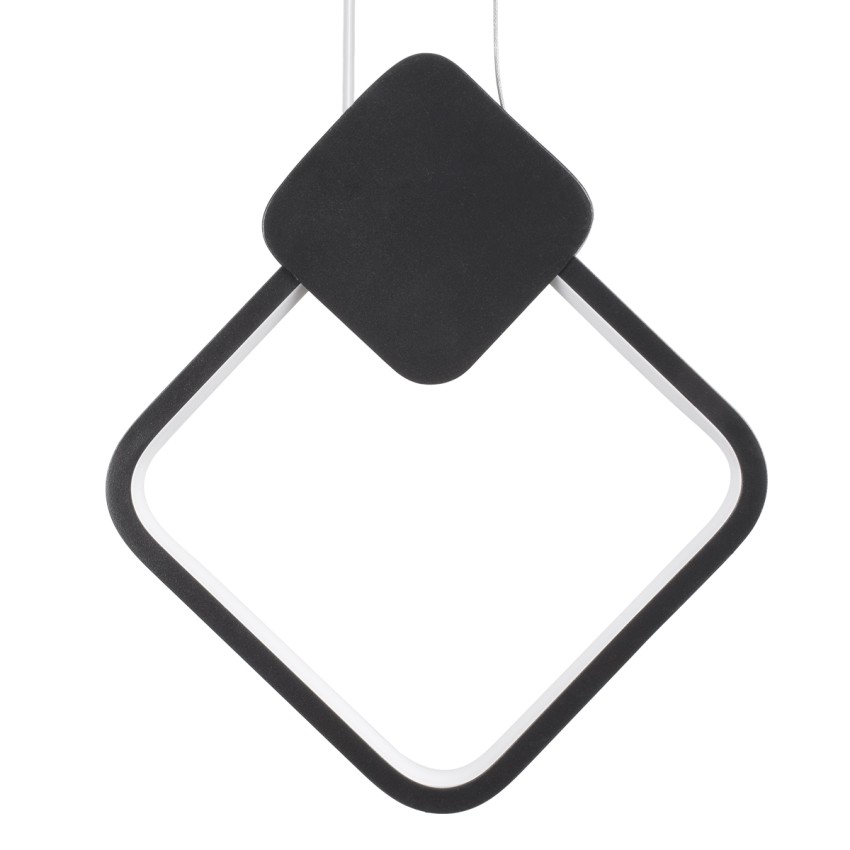 MARY  Κρεμαστό Φωτιστικό Οροφής Design LED CCT 12W 1440lm 300° AC 220-240V - Εναλλαγή Φωτισμού μέσω Διακόπτη On/Off All In One Ψυχρό 6000k+Φυσικό 4500k+Θερμό 2700k Μ20 x Π2.3 x Υ28.5cm - Μαύρο