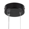 MARY  Κρεμαστό Φωτιστικό Οροφής Design LED CCT 12W 1440lm 300° AC 220-240V - Εναλλαγή Φωτισμού μέσω Διακόπτη On/Off All In One Ψυχρό 6000k+Φυσικό 4500k+Θερμό 2700k Μ20 x Π2.3 x Υ28.5cm - Μαύρο