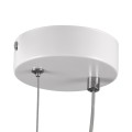 MARY  Κρεμαστό Φωτιστικό Οροφής Design LED CCT 12W 1440lm 300° AC 220-240V - Εναλλαγή Φωτισμού μέσω Διακόπτη On/Off All In One Ψυχρό 6000k+Φυσικό 4500k+Θερμό 2700k Μ20 x Π2.3 x Υ28.5cm - Λευκό